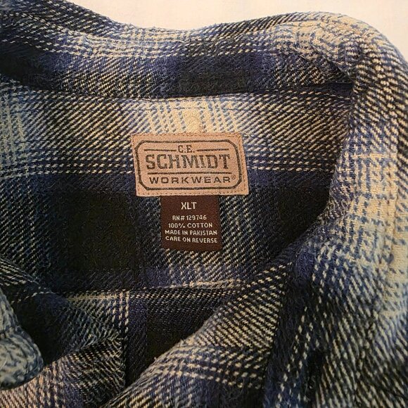 C. E. Schmidt Flannel Work Shirt. Size XLT - Picture 6 of 6